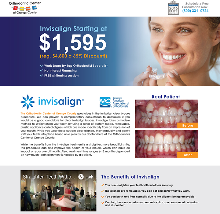 Orthodontic Center of OC Landing Page Orthodontic Center of OC Landing Page